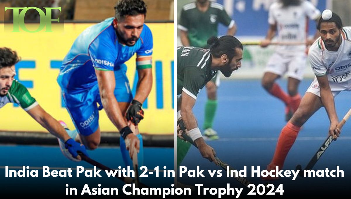 Pak vs Ind,Asian Champion Trophy 2024