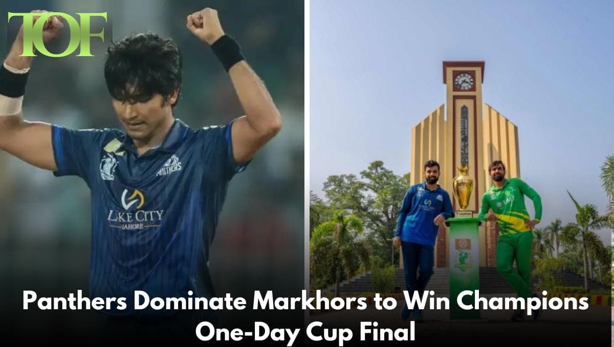 Images of Champion one Day Cup Final Match between Panther and Markhors