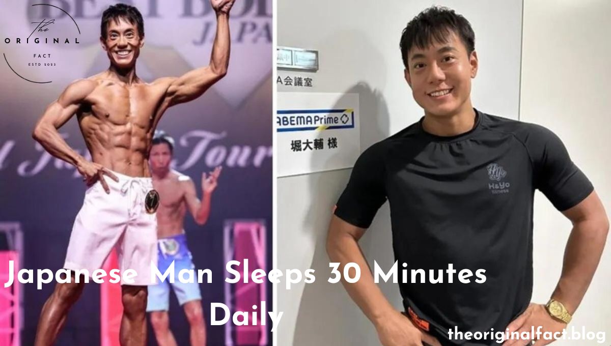 Japanese Man Sleeps 30 Minutes Daily