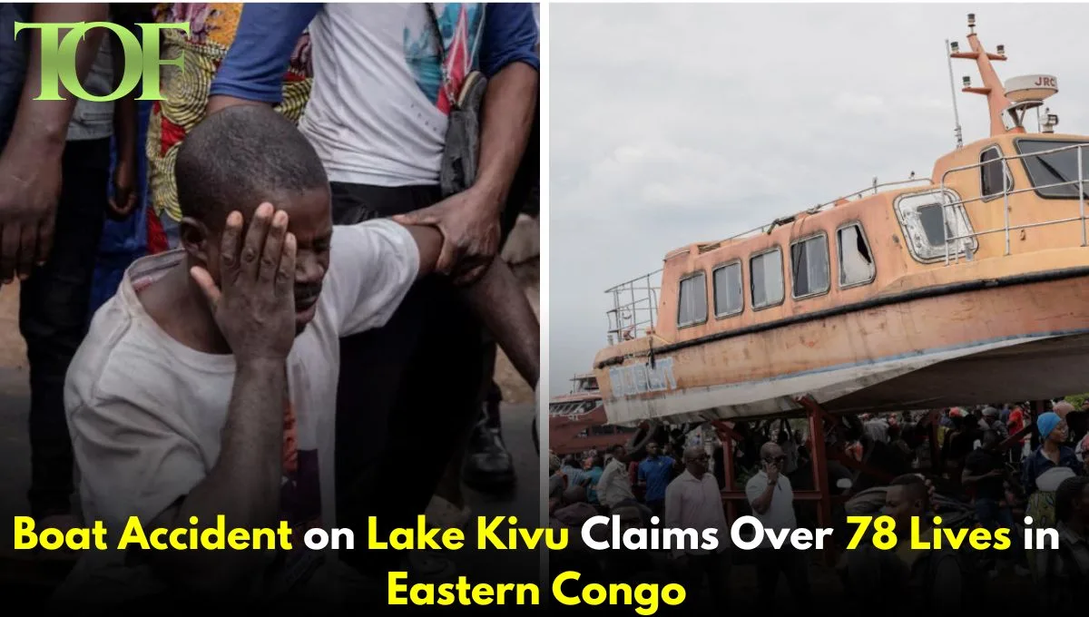 Images of Peoples and Boat from Lake Kivu