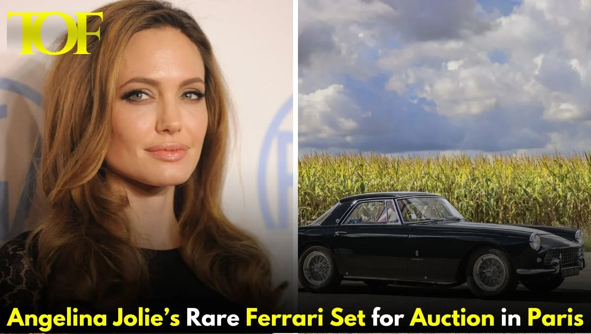 Images of Angelina Jolie’s and Rare Ferrari 250 GT