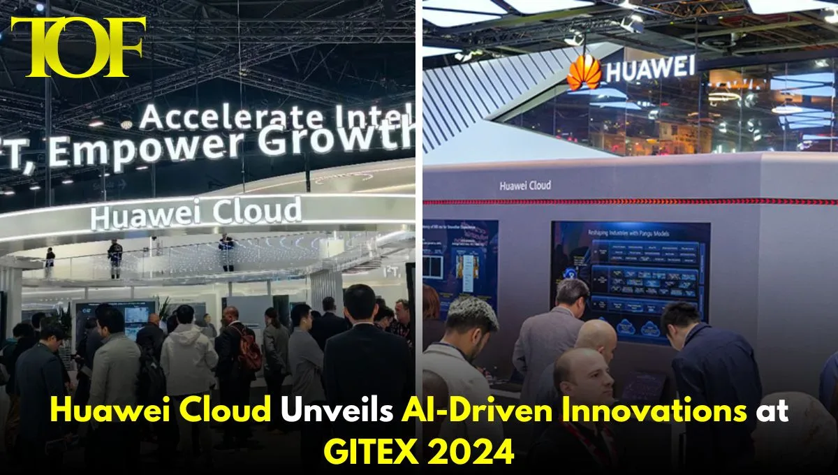 Images of Huawei Cloud at GITEX 2024