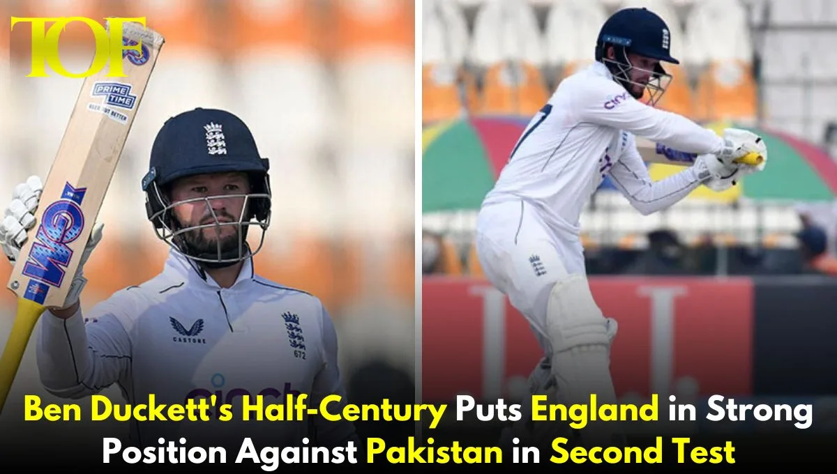 Images of Ben Duckett From Pakistan Vs England Second Test Match