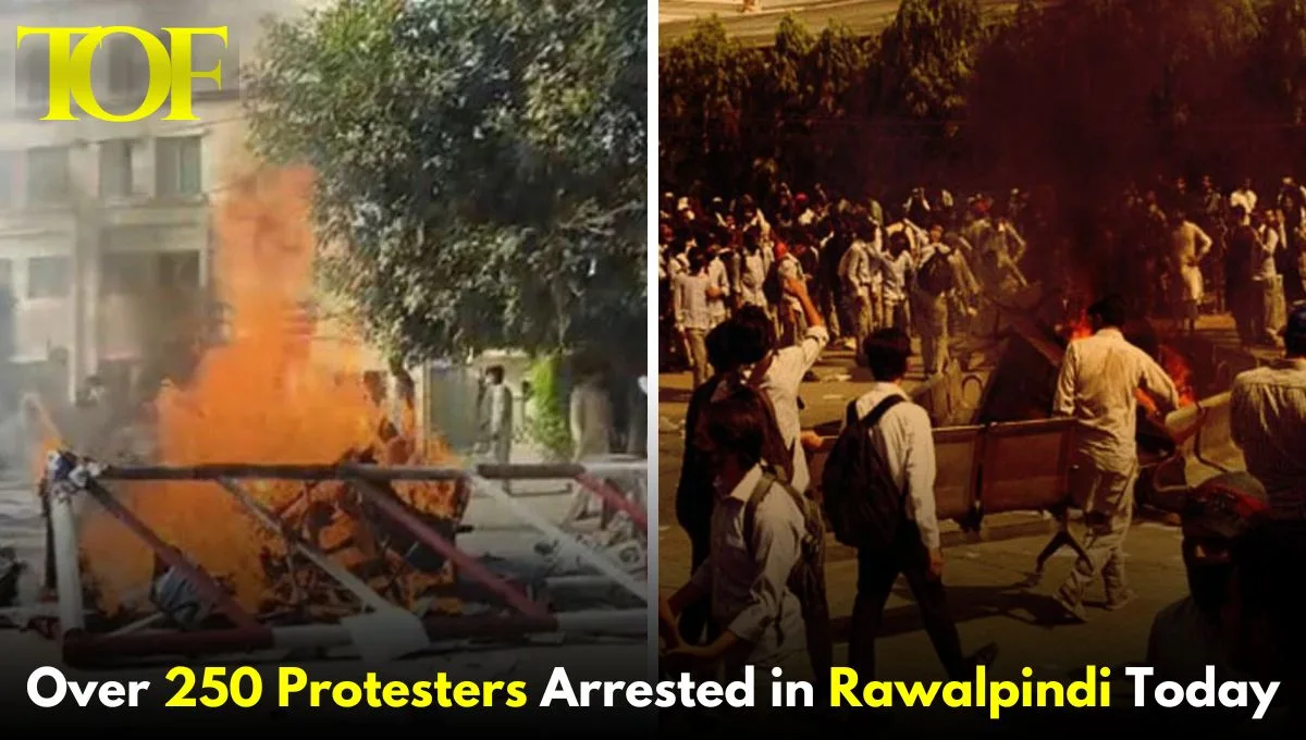 Images from Rawalpindi Protest Today Over PGC Rape Case