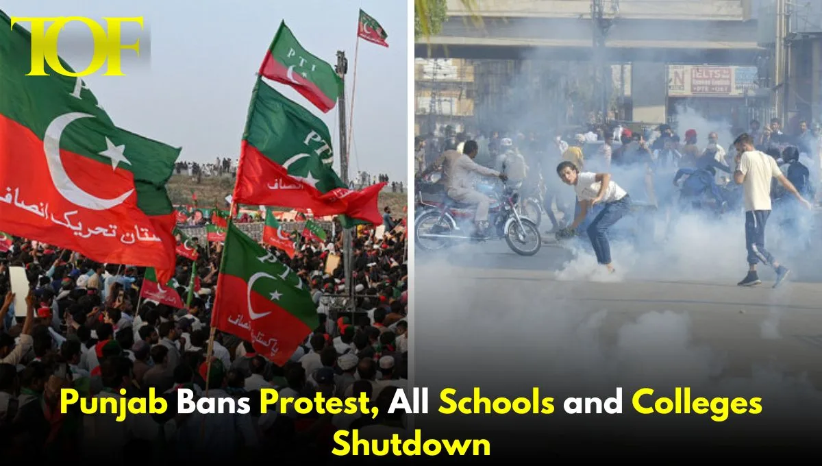 Images from PTI and Students Protest