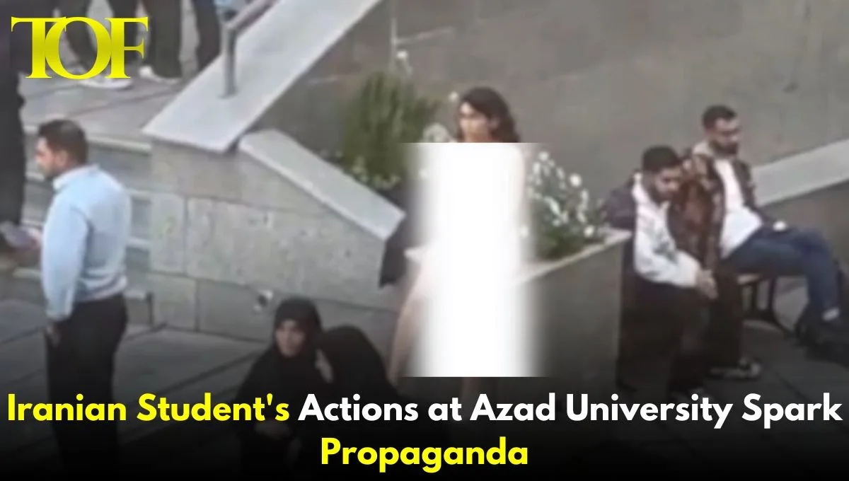 Images of student wearing explicit dress at Azad University