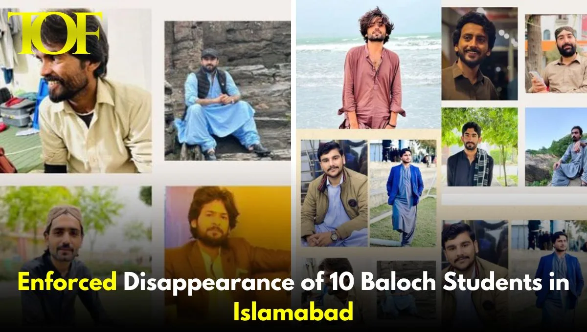 Images of 10 Baloch Students Missing from Numl