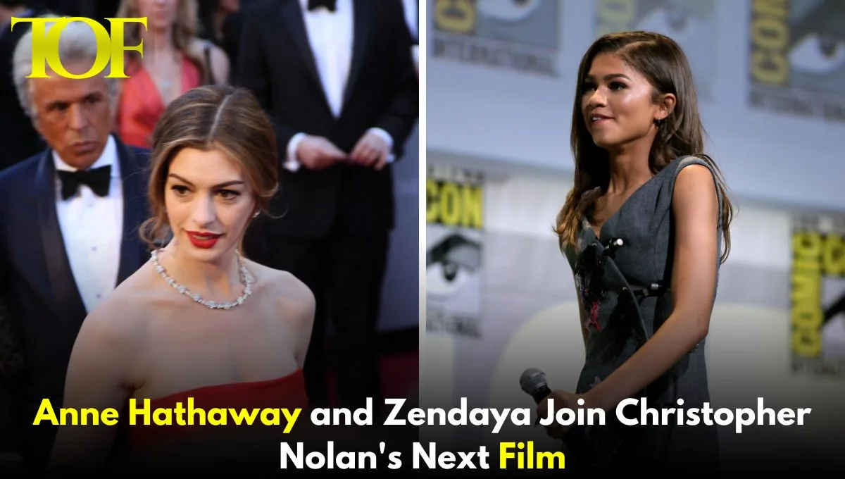 Images of Anne Hathaway and Zendaya