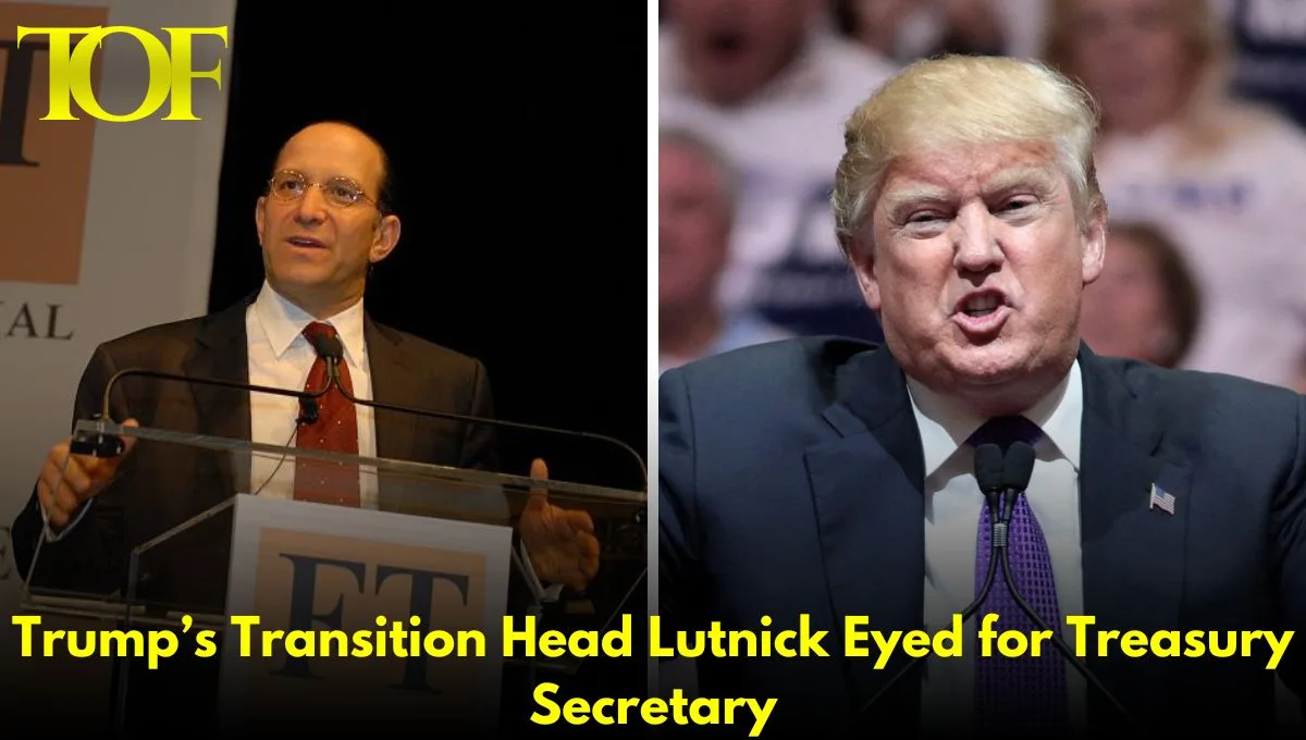 Images of Howard Lutnick and Donald Trump