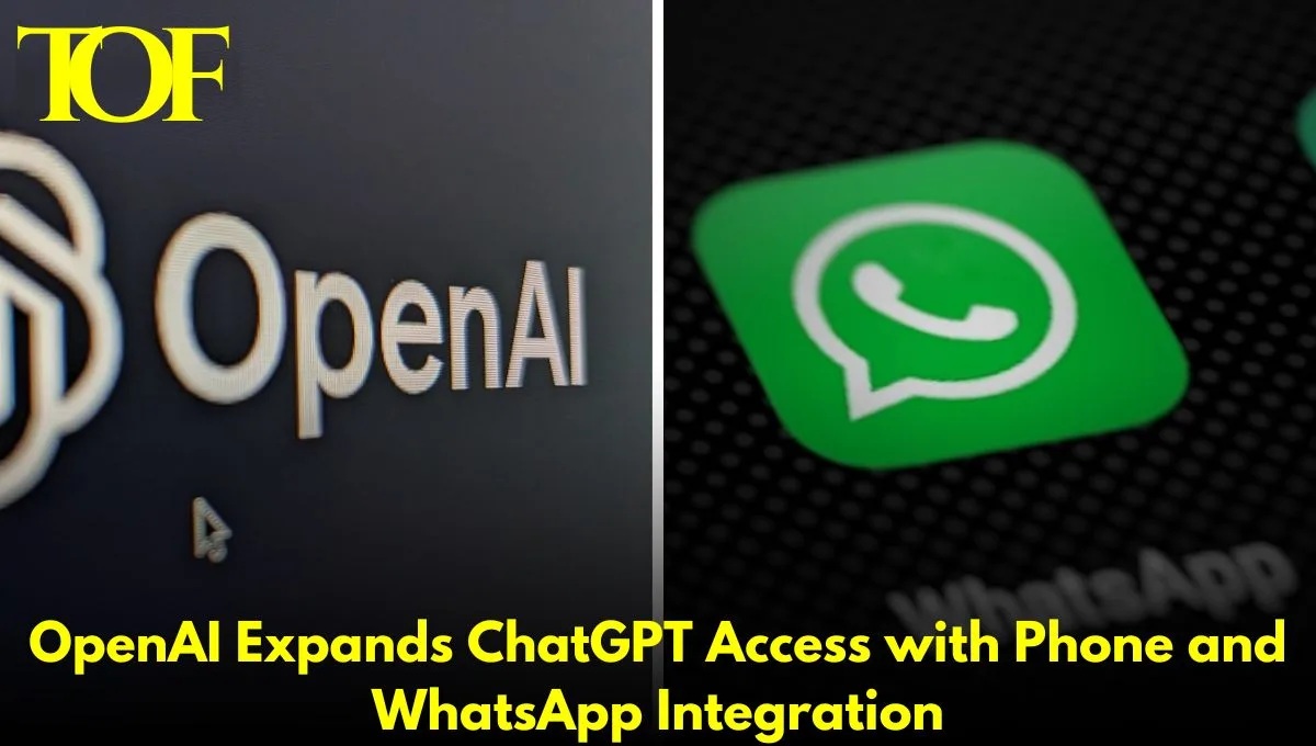 Images of OpenAI and WhatsApp