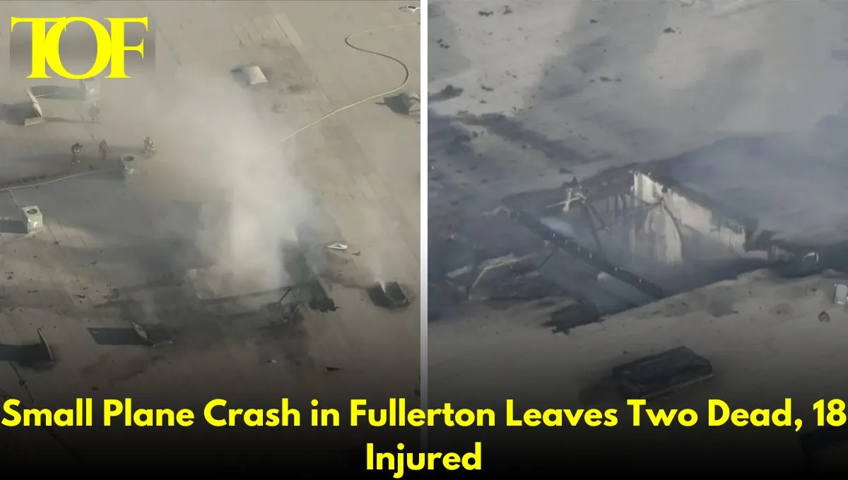 Images of Plane Crash in Fullerton