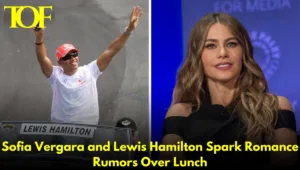 Images of Sofia Vergara and Lewis Hamilton