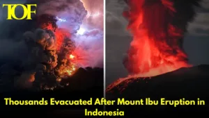 Images of Mount Ibu Eruption